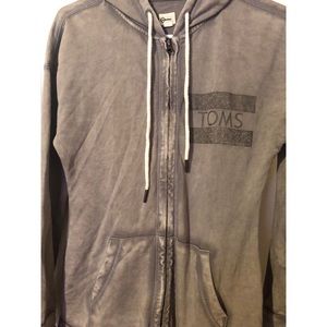Toms tie-dye zip up sweater